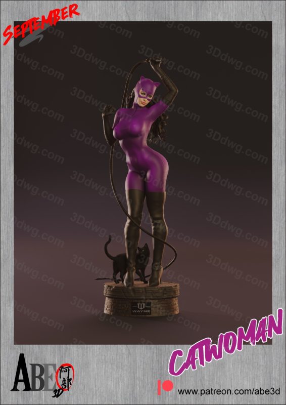 ABE3D DC漫画 猫女-P站图纸收藏馆