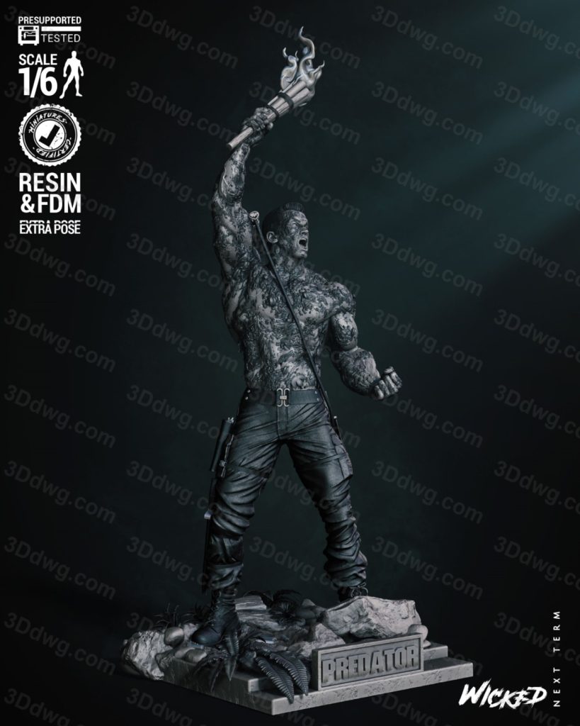 图片[3]-3DWicked 漫威 铁血战士 达奇-P站图纸收藏馆