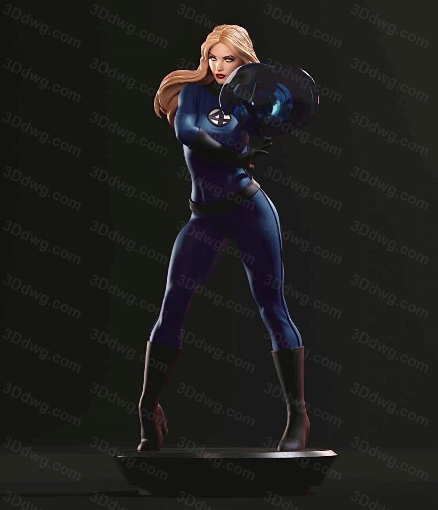 图片[2]-ABE3D 漫威 神奇四侠 隐形女侠-P站图纸收藏馆