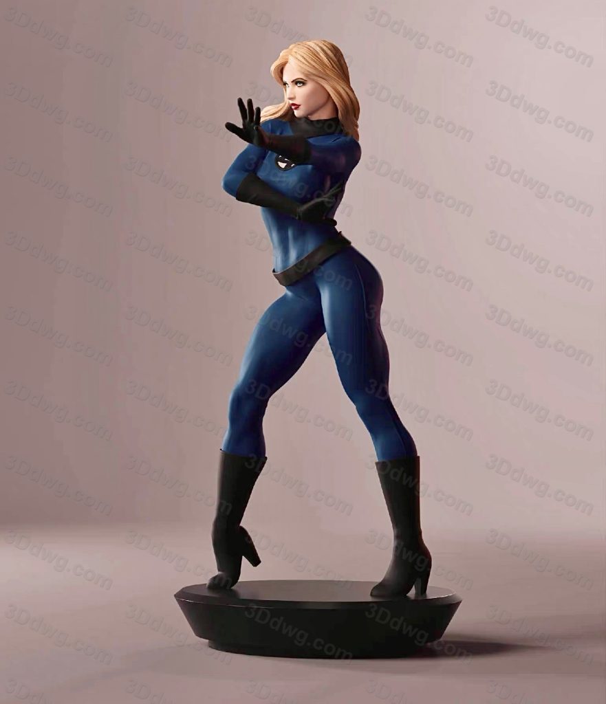 图片[3]-ABE3D 漫威 神奇四侠 隐形女侠-P站图纸收藏馆