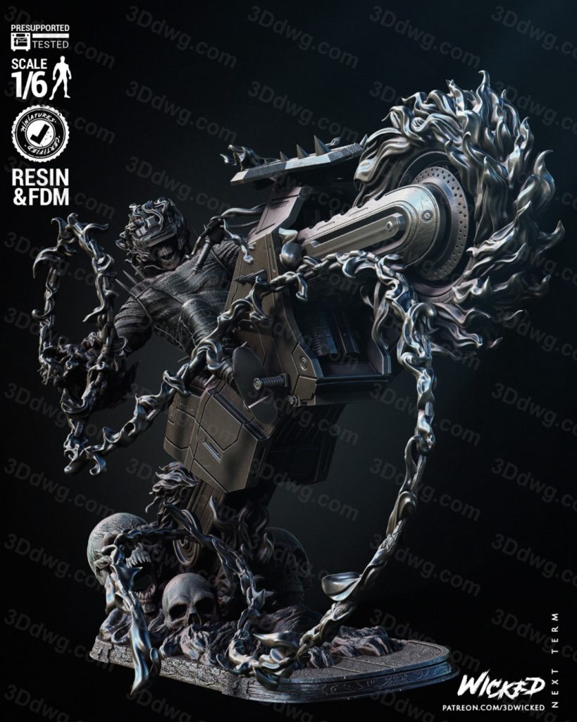 图片[2]-3DWicked 漫威 恶灵骑士 丹尼·凯屈-P站图纸收藏馆