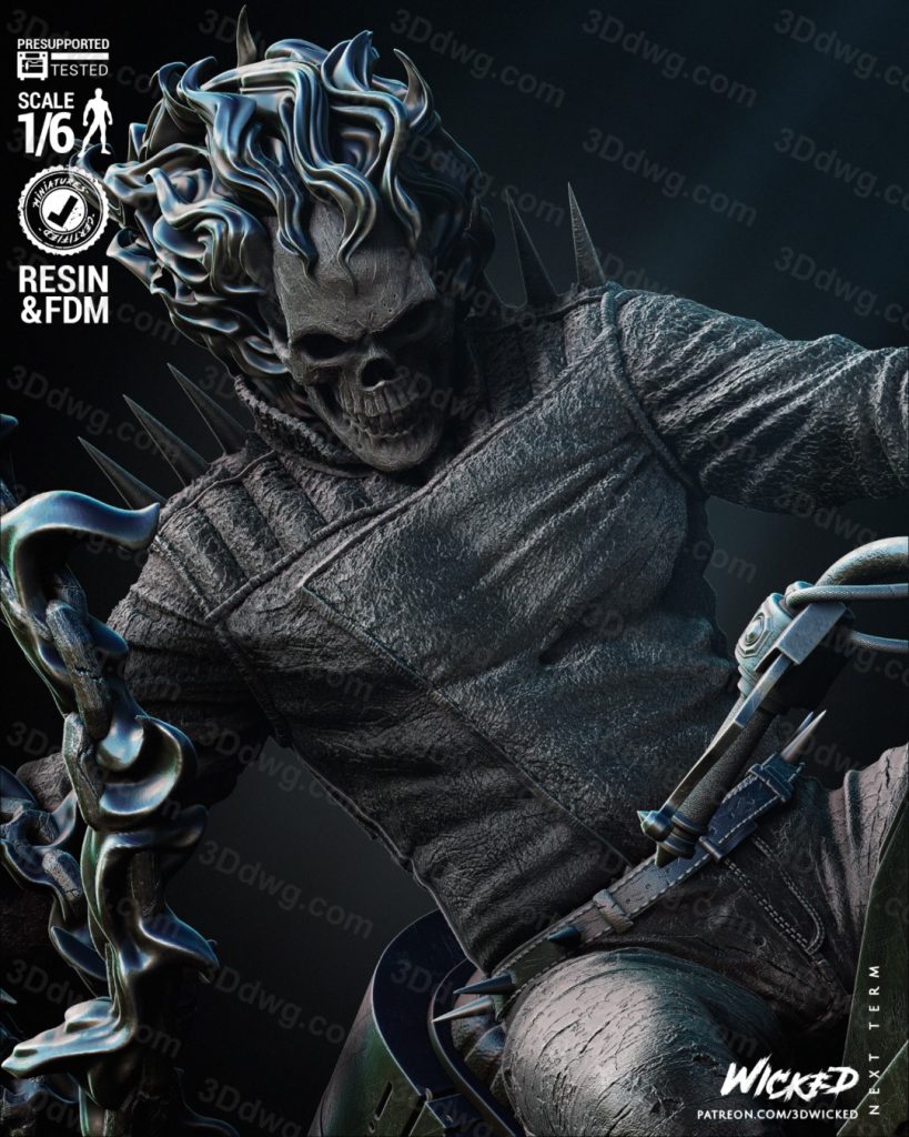 图片[5]-3DWicked 漫威 恶灵骑士 丹尼·凯屈-P站图纸收藏馆