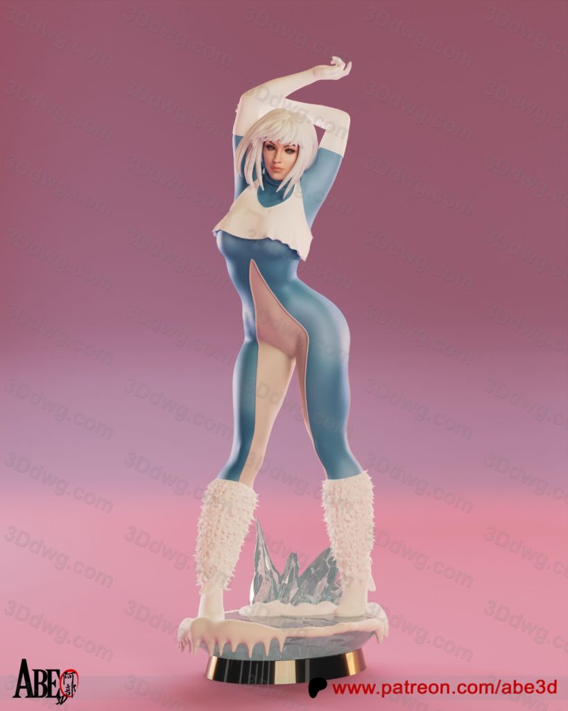 ABE3D 漫威 X战警 冰人-P站图纸收藏馆