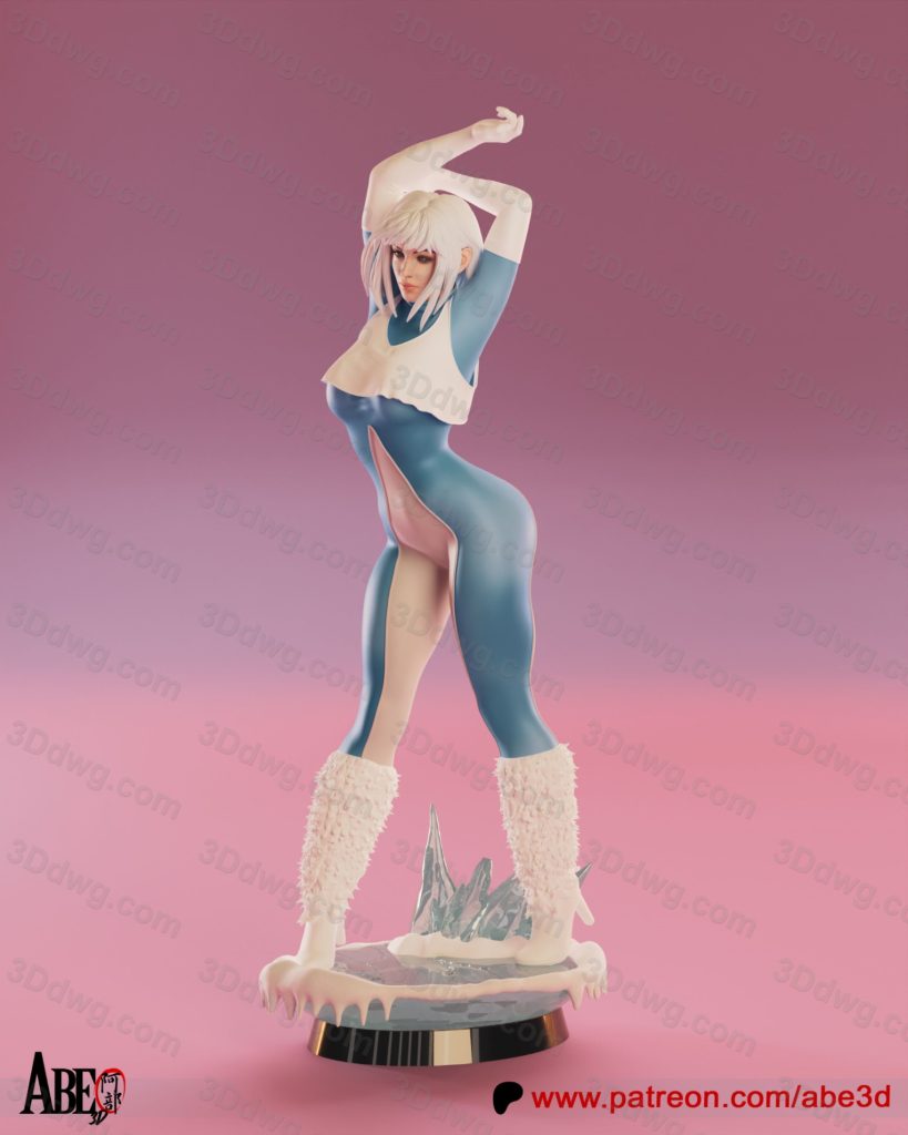 图片[4]-ABE3D 漫威 X战警 冰人-P站图纸收藏馆