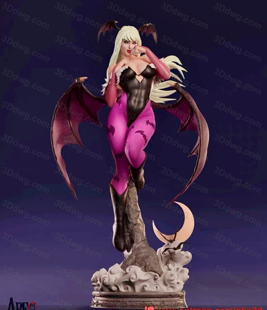 ABE3D 恶魔战士 莫莉卡·安斯兰特-P站图纸收藏馆