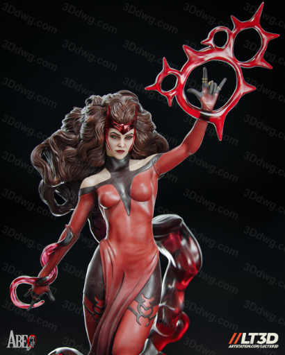图片[2]-ABE3D 漫威 X战警 绯红女巫-P站图纸收藏馆