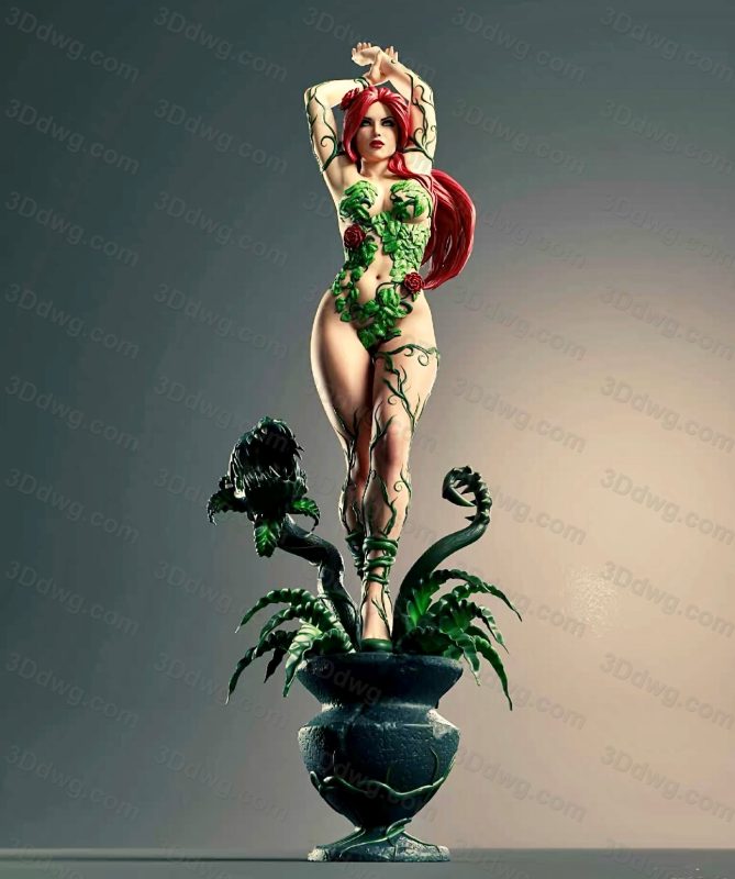 ABE3D DC漫画 蝙蝠侠 毒藤女-P站图纸收藏馆