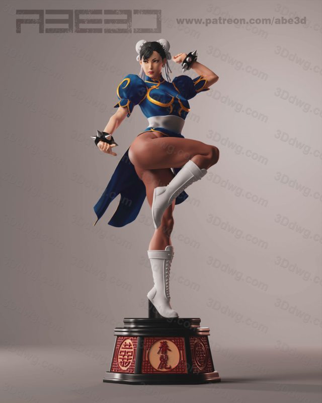 ABE3D 街头霸王 春丽-P站图纸收藏馆