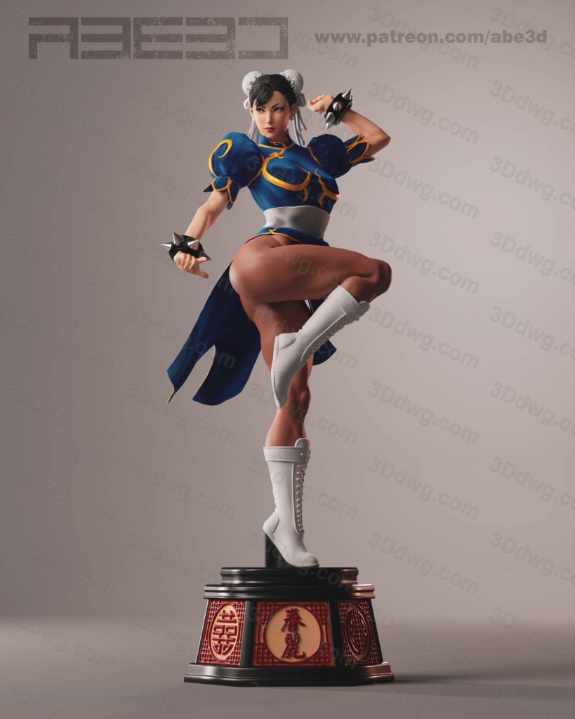 ABE3D 街头霸王 春丽-P站图纸收藏馆
