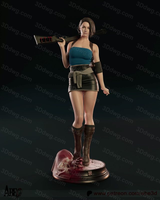 ABE3D 生化危机 吉尔·瓦伦蒂安-P站图纸收藏馆