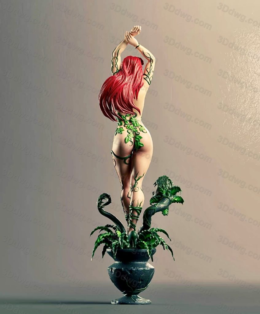 图片[4]-ABE3D DC漫画 蝙蝠侠 毒藤女-P站图纸收藏馆