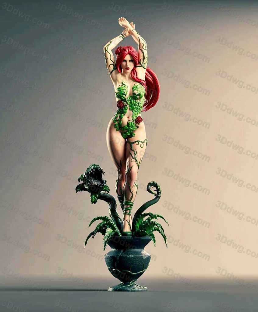 图片[3]-ABE3D DC漫画 蝙蝠侠 毒藤女-P站图纸收藏馆