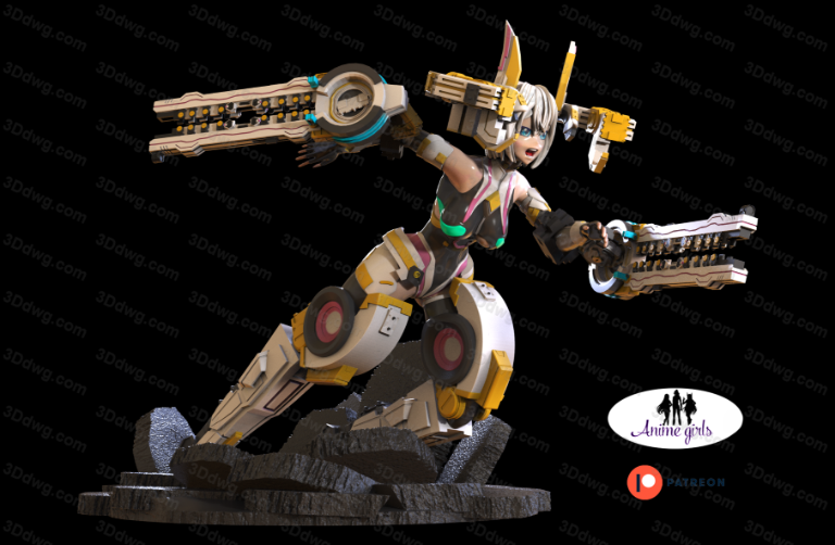 ANIME GIRLS 机甲少女 Megan-P站图纸收藏馆