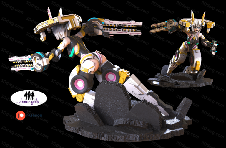 图片[3]-ANIME GIRLS 机甲少女 Megan-P站图纸收藏馆