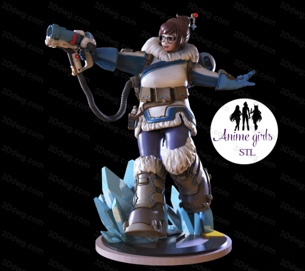 图片[2]-ANIME GIRLS 守望先锋 周美灵-P站图纸收藏馆