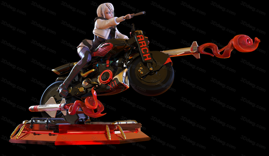 ANIME GIRLS 边缘行者 露西-P站图纸收藏馆