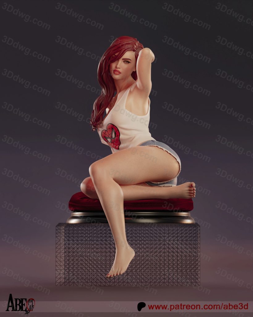 ABE3D 漫威 蜘蛛侠 玛丽·简-P站图纸收藏馆