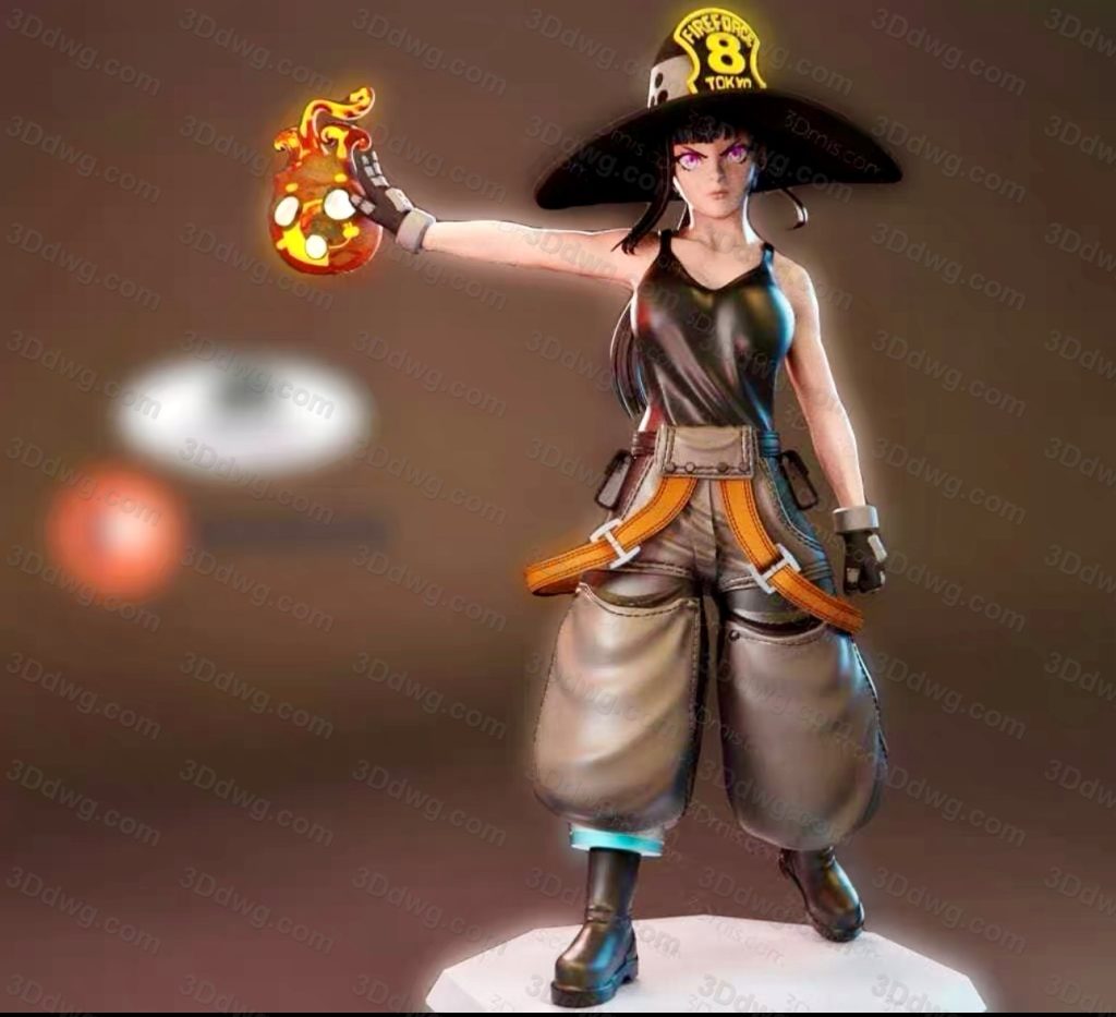 ANIME GIRLS 炎炎消防队 Maki-P站图纸收藏馆