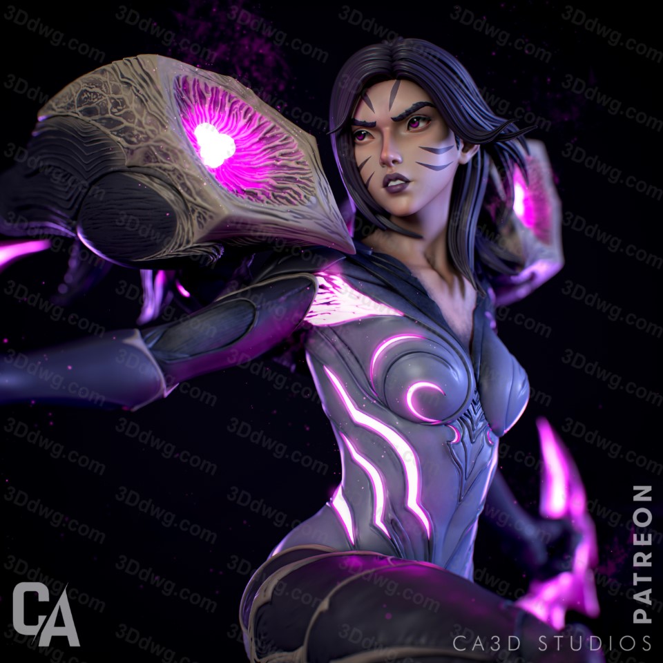 图片[2]-CA3D 英雄联盟 虚空之女·卡莎-P站图纸收藏馆