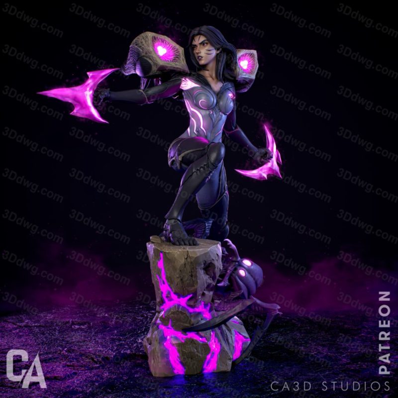 CA3D 英雄联盟 虚空之女·卡莎-P站图纸收藏馆