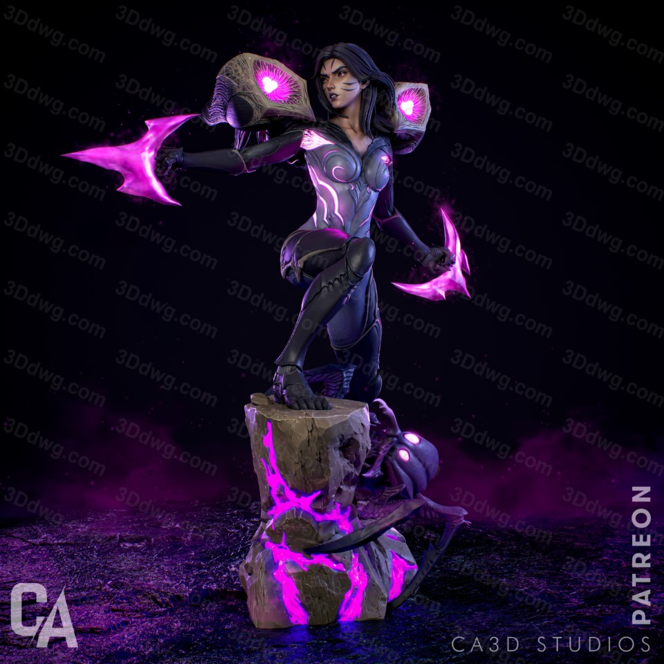 CA3D 英雄联盟 虚空之女·卡莎-P站图纸收藏馆