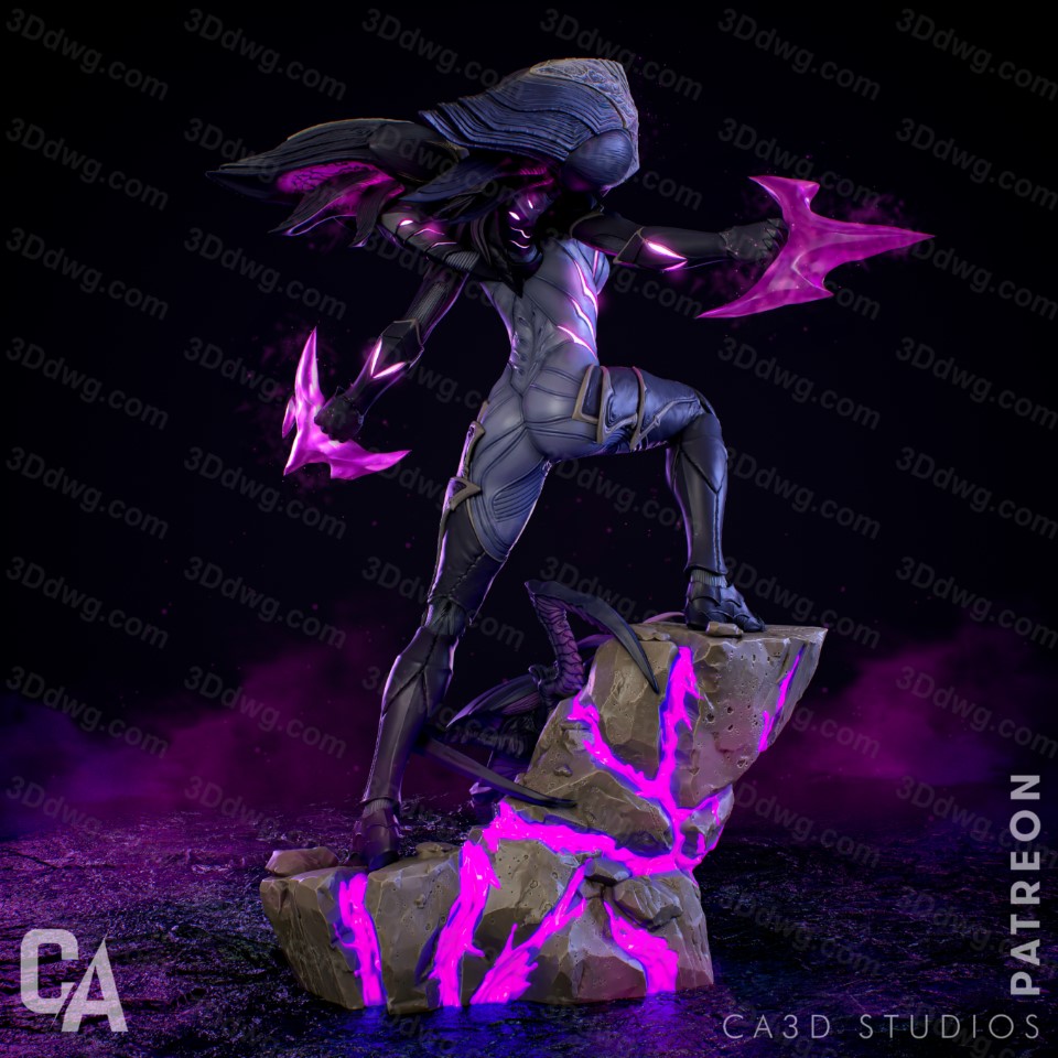 图片[4]-CA3D 英雄联盟 虚空之女·卡莎-P站图纸收藏馆