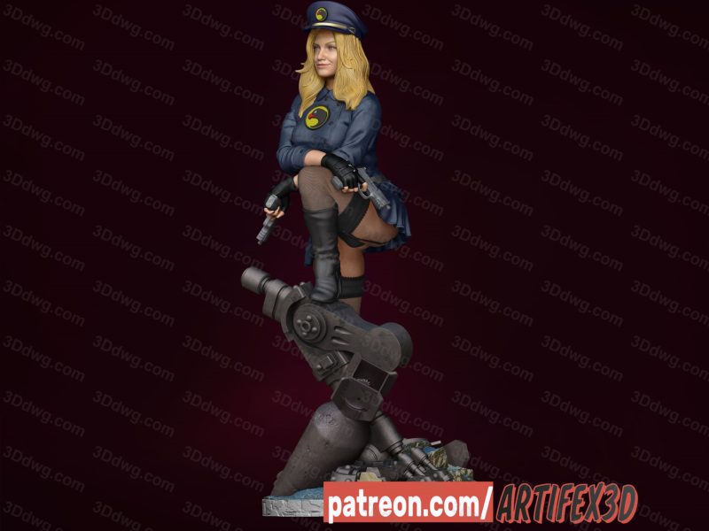 Artifex3d DC漫画 黑鹰女士-P站图纸收藏馆