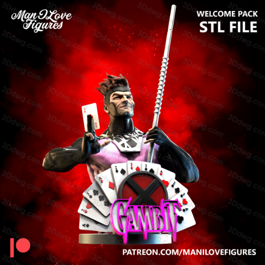 Man I Love 漫威 牌王 里米·艾蒂安·勒博-P站图纸收藏馆