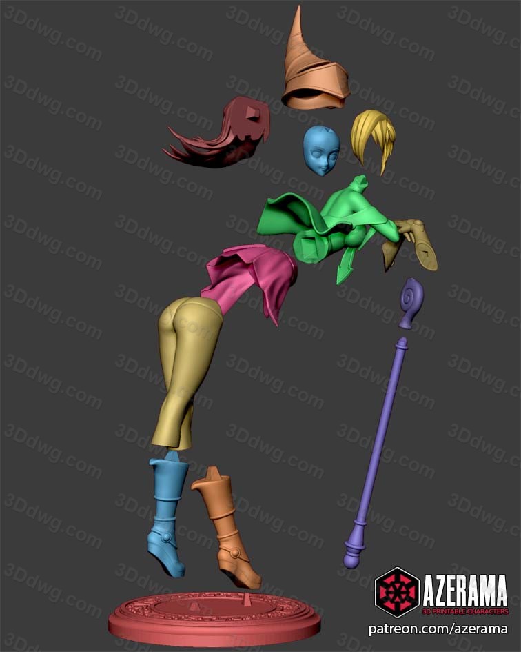 图片[3]-Azerama 游戏王 黑魔导女孩-P站图纸收藏馆