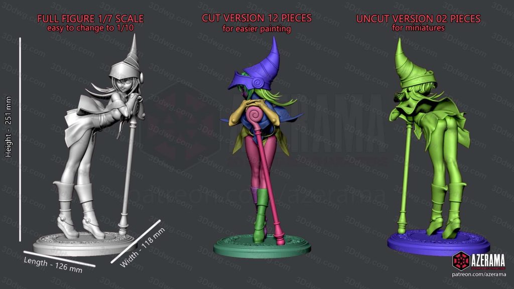 图片[2]-Azerama 游戏王 黑魔导女孩-P站图纸收藏馆