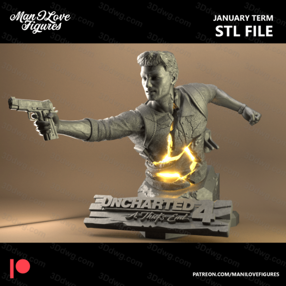 Man I Love 神秘海域 内森·德雷克-P站图纸收藏馆