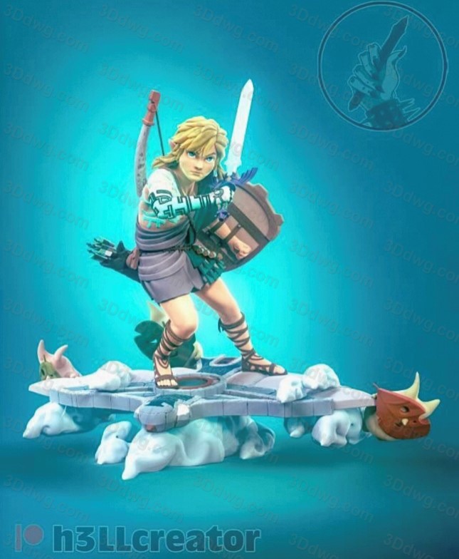H3LL 塞尔达传说 林克-P站图纸收藏馆