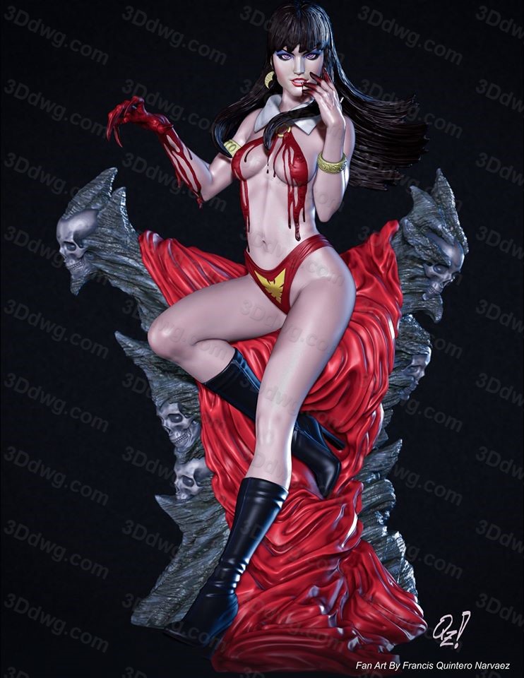 图片[2]-Francis Quez 吸血鬼 梵蓓娜-P站图纸收藏馆