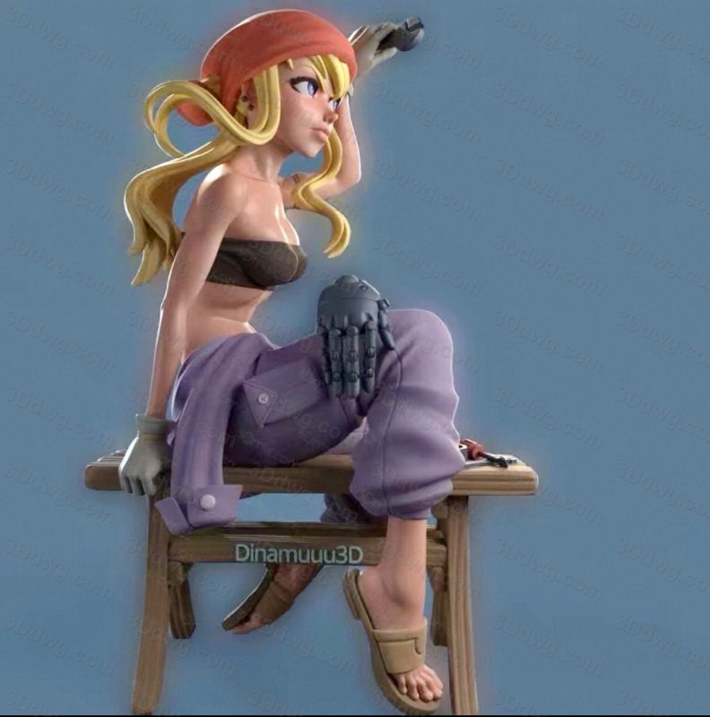 Dinamuuu 3D 钢之炼金术师 温莉·洛克贝尔-P站图纸收藏馆