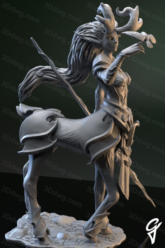 Gsculpt 林中女仙-P站图纸收藏馆