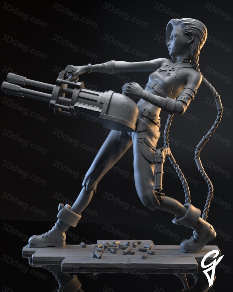 Gsculpt 英雄联盟 金克丝-P站图纸收藏馆