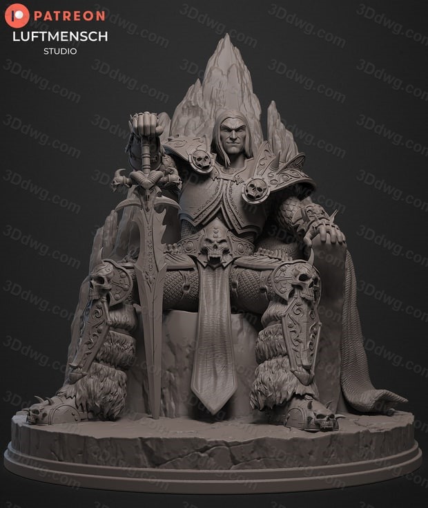 LuftMensch 魔兽世界 寒冰王冠 巫妖王-P站图纸收藏馆