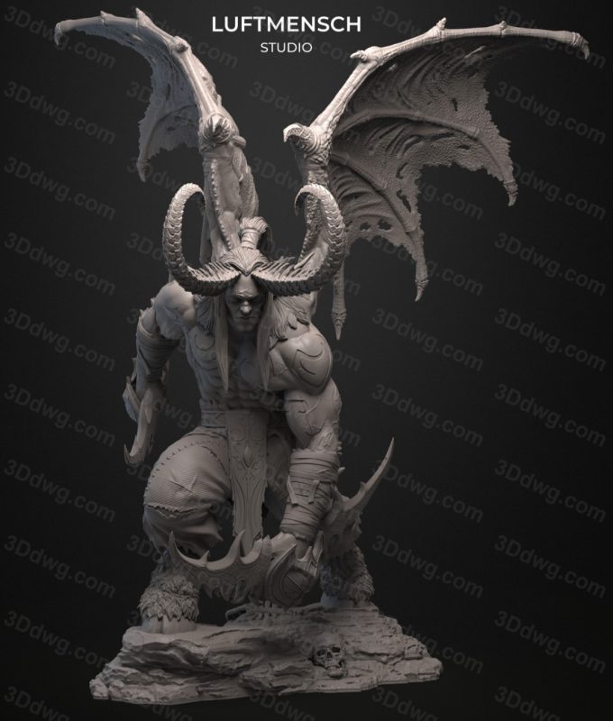 LuftMensch 魔兽世界 伊利丹·怒风-P站图纸收藏馆