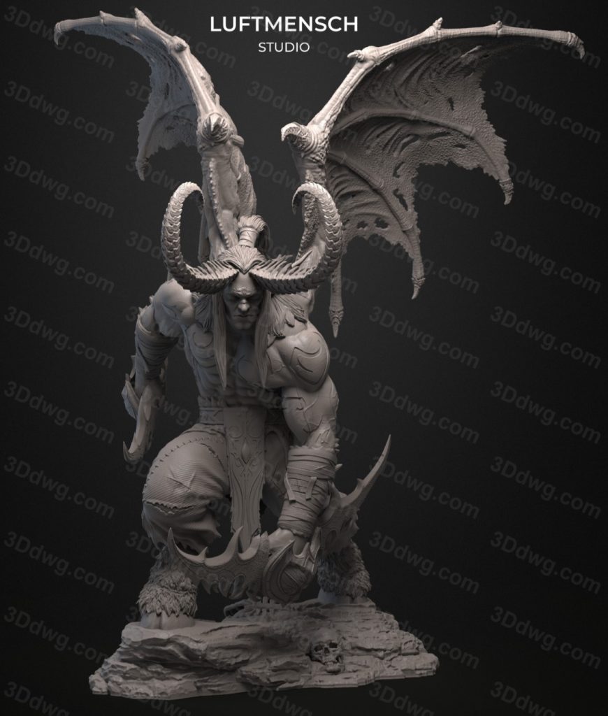 LuftMensch 魔兽世界 伊利丹·怒风-P站图纸收藏馆