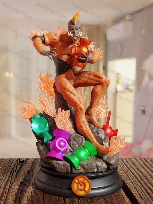 BrunoArt3D DC漫画 绿灯侠 橙灯军团-P站图纸收藏馆