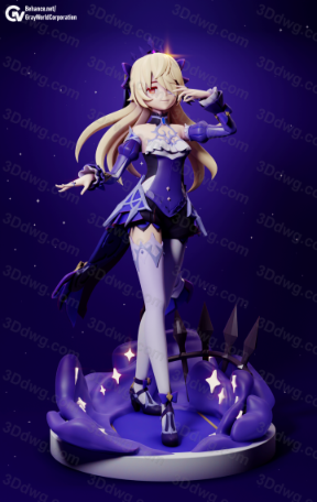 GrayWorld 原神 断罪之皇女 菲谢尔-P站图纸收藏馆