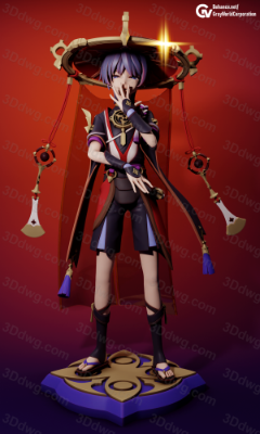 GrayWorld 原神 执行官阿蕾奇诺-P站图纸收藏馆