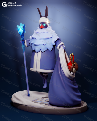 GrayWorld 原神 弗洛斯特爷爷-P站图纸收藏馆