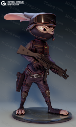 GrayWorld 疯狂动物城 朱迪·霍普斯-P站图纸收藏馆