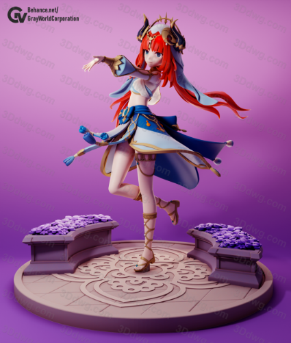 GrayWorld 原神 明星演员妮露-P站图纸收藏馆