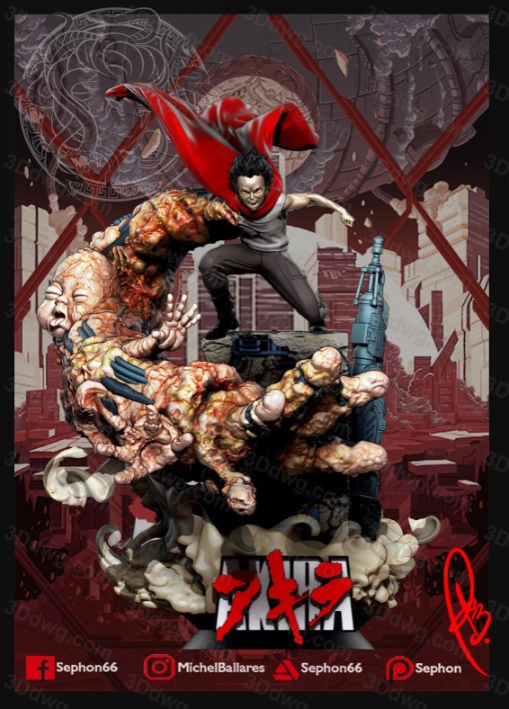 Geek MB 阿基拉 Tetsuo Shima-P站图纸收藏馆