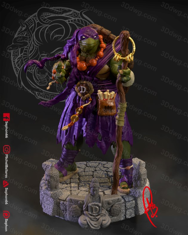 Geek MB 忍者神龟 多纳泰罗-P站图纸收藏馆