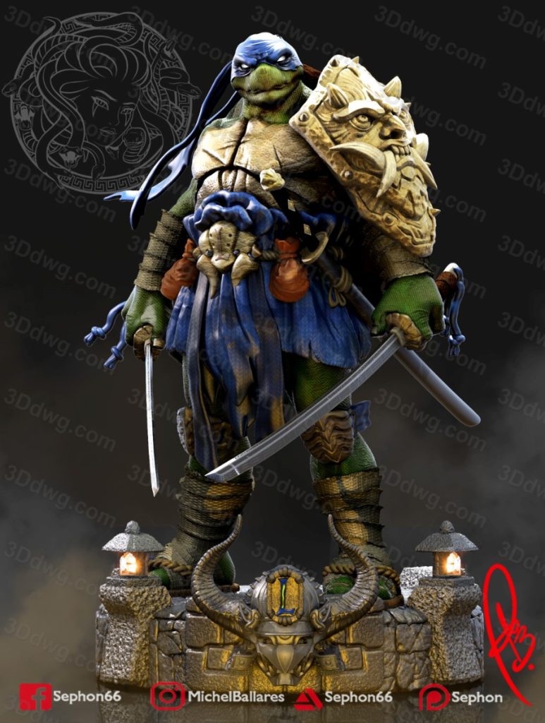 Geek MB 忍者神龟 利奥纳多-P站图纸收藏馆