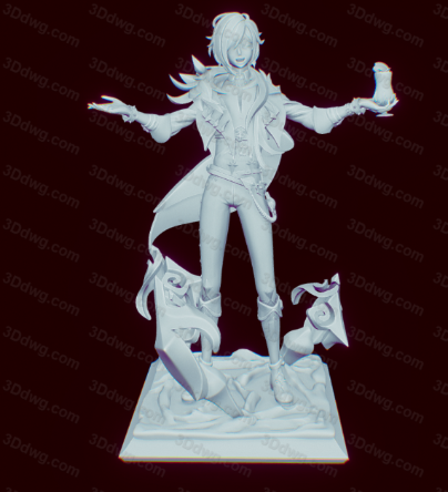 GrayWorld 原神 骑士凯亚-P站图纸收藏馆