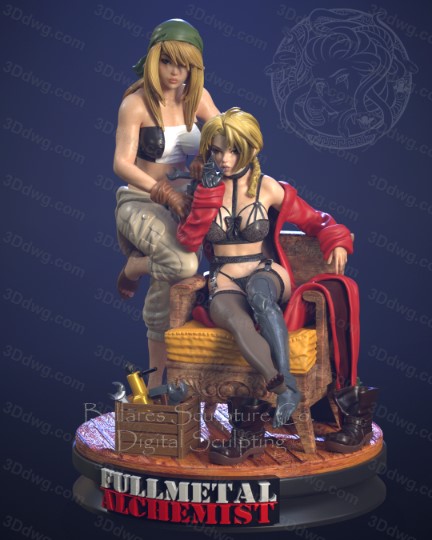 Geek MB 钢之炼金术师 爱德华·艾尔利克-P站图纸收藏馆